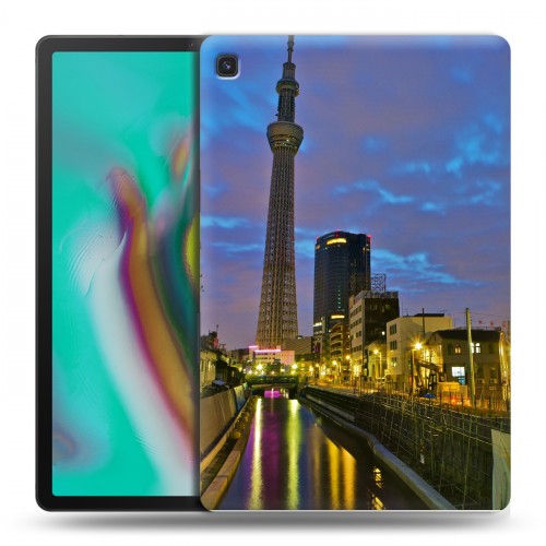 Дизайнерский силиконовый чехол для Samsung Galaxy Tab S5e Токио