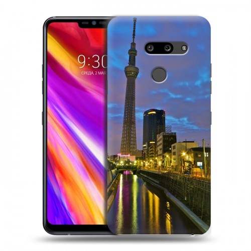 Дизайнерский пластиковый чехол для LG G8 ThinQ Токио