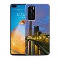 Дизайнерский пластиковый чехол для Huawei P40 Токио