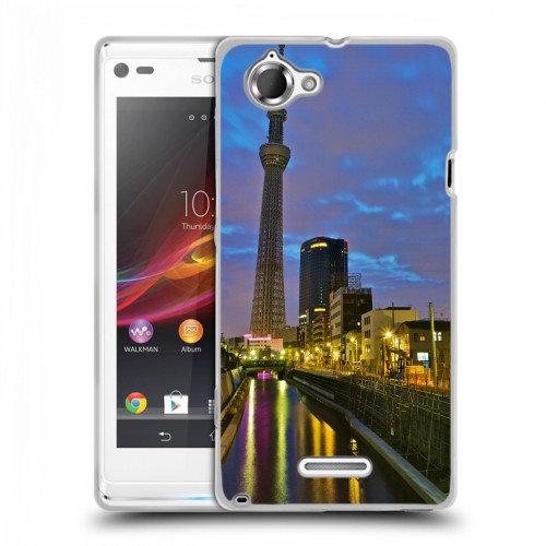 Дизайнерский пластиковый чехол для Sony Xperia L Токио