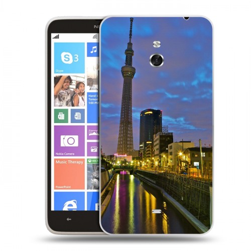 Дизайнерский пластиковый чехол для Nokia Lumia 1320 Токио