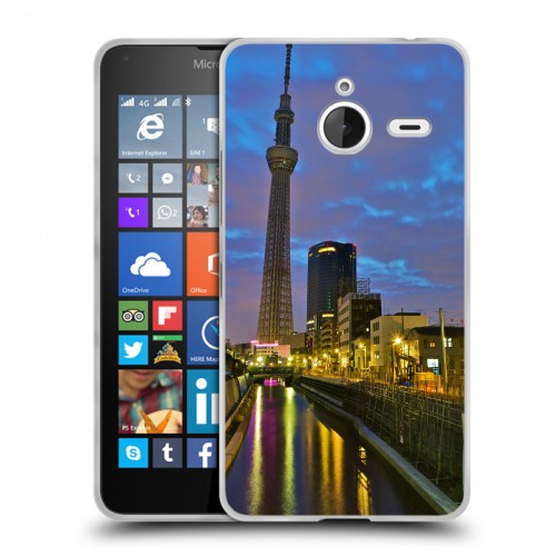 Дизайнерский пластиковый чехол для Microsoft Lumia 640 XL Токио