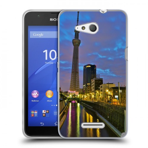 Дизайнерский пластиковый чехол для Sony Xperia E4g Токио