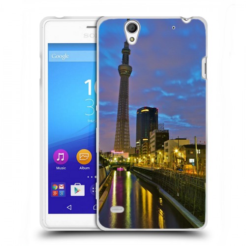 Дизайнерский пластиковый чехол для Sony Xperia C4 Токио