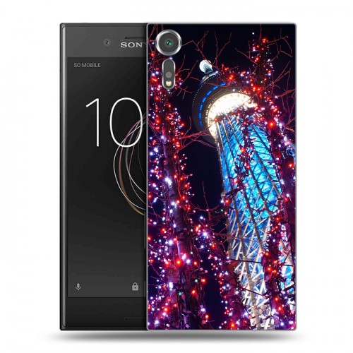 Дизайнерский пластиковый чехол для Sony Xperia XZs Токио