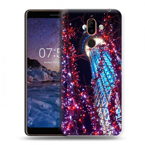 Дизайнерский пластиковый чехол для Nokia 7 Plus Токио