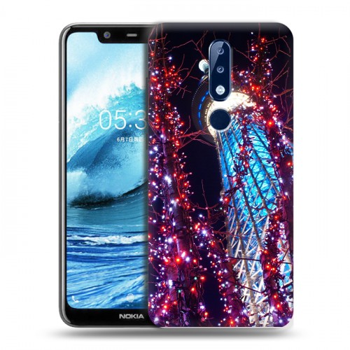 Дизайнерский силиконовый чехол для Nokia 5.1 Plus Токио