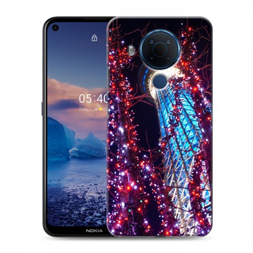 Дизайнерский силиконовый чехол для Nokia 5.4 Токио