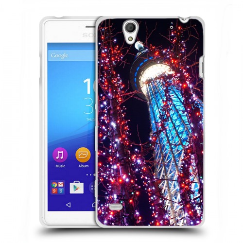 Дизайнерский пластиковый чехол для Sony Xperia C4 Токио