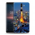 Дизайнерский силиконовый чехол для Nokia 8 Sirocco Токио