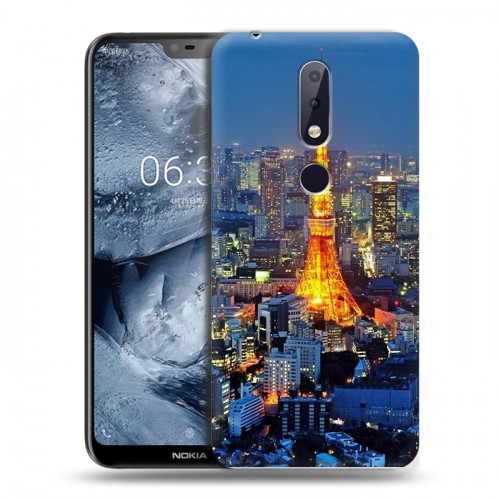 Дизайнерский пластиковый чехол для Nokia 6.1 Plus Токио