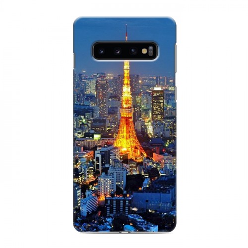 Дизайнерский силиконовый чехол для Samsung Galaxy S10 Токио