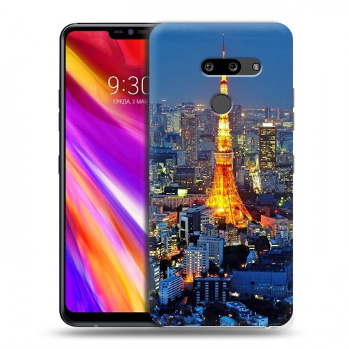 Дизайнерский пластиковый чехол для LG G8 ThinQ Токио