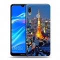 Дизайнерский пластиковый чехол для Huawei Y6 (2019) Токио