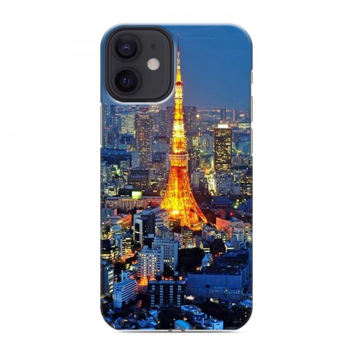 Дизайнерский пластиковый чехол для Iphone 12 Mini Токио