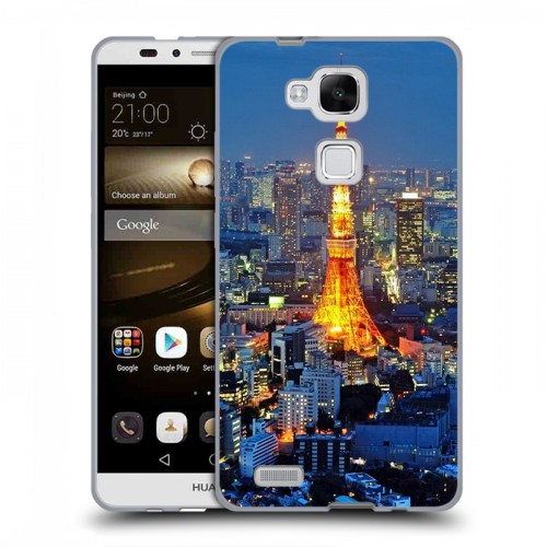 Дизайнерский силиконовый чехол для Huawei Ascend Mate 7 Токио