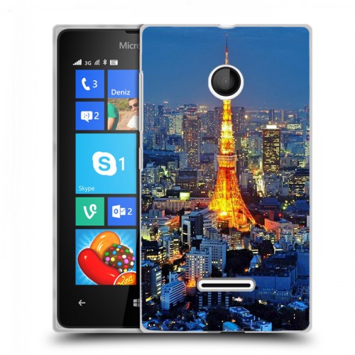 Дизайнерский пластиковый чехол для Microsoft Lumia 435 Токио