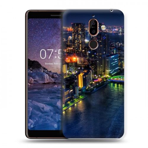 Дизайнерский пластиковый чехол для Nokia 7 Plus Токио