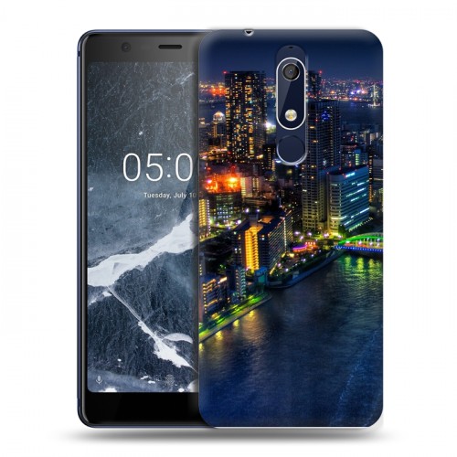 Дизайнерский пластиковый чехол для Nokia 5.1 Токио