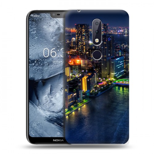 Дизайнерский пластиковый чехол для Nokia 6.1 Plus Токио