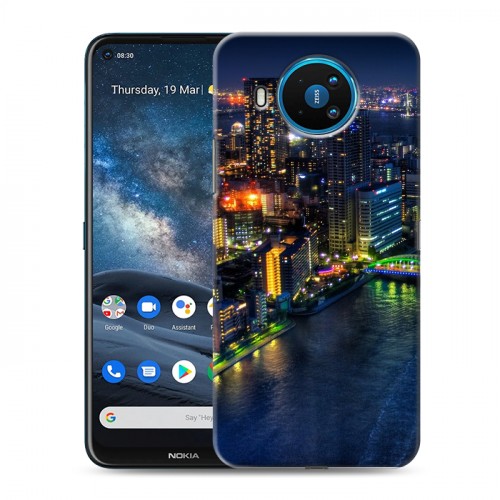 Дизайнерский силиконовый чехол для Nokia 8.3 Токио