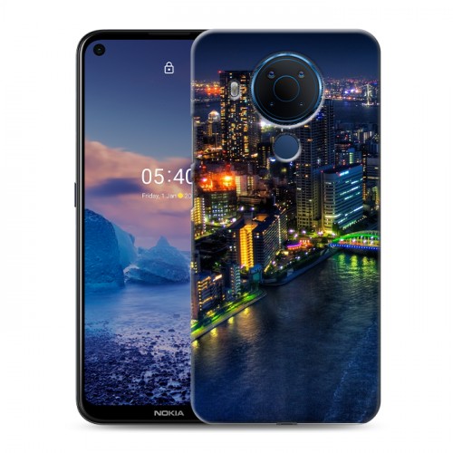 Дизайнерский силиконовый чехол для Nokia 5.4 Токио