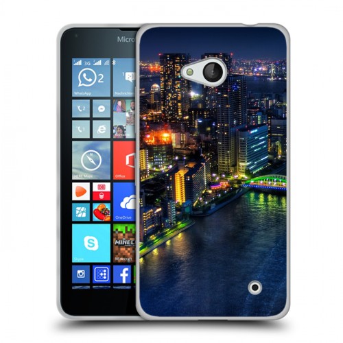 Дизайнерский пластиковый чехол для Microsoft Lumia 640 Токио