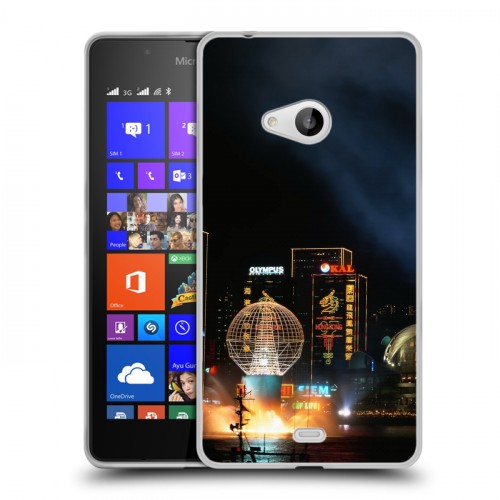 Дизайнерский пластиковый чехол для Microsoft Lumia 540 Токио