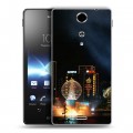 Дизайнерский пластиковый чехол для Sony Xperia TX Токио