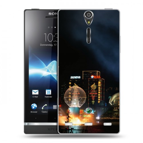 Дизайнерский пластиковый чехол для Sony Xperia S Токио