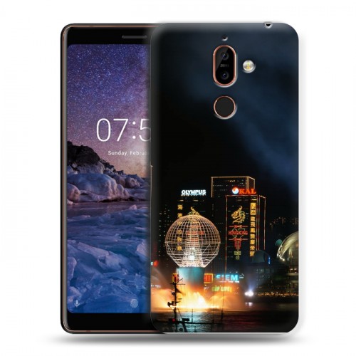 Дизайнерский пластиковый чехол для Nokia 7 Plus Токио