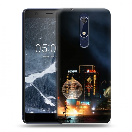 Дизайнерский пластиковый чехол для Nokia 5.1 Токио