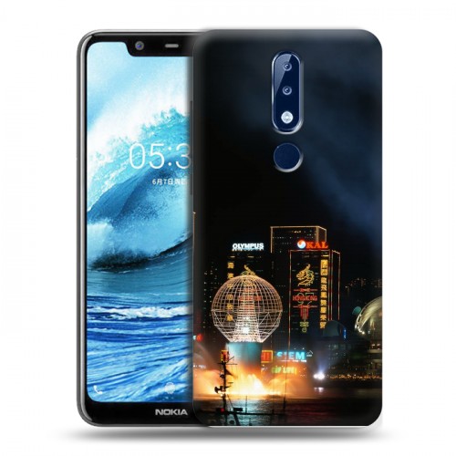 Дизайнерский пластиковый чехол для Nokia 5.1 Plus Токио