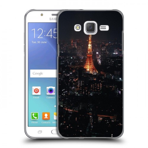 Дизайнерский пластиковый чехол для Samsung Galaxy J5 Токио