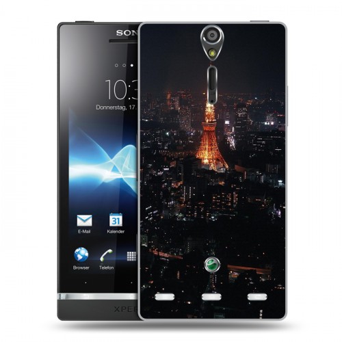 Дизайнерский пластиковый чехол для Sony Xperia S Токио