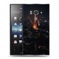 Дизайнерский пластиковый чехол для Sony Xperia acro S Токио