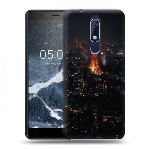 Дизайнерский пластиковый чехол для Nokia 5.1 Токио