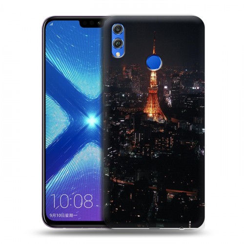 Дизайнерский силиконовый чехол для Huawei Honor 8X Токио