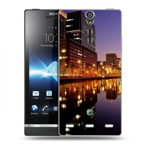 Дизайнерский пластиковый чехол для Sony Xperia S Токио