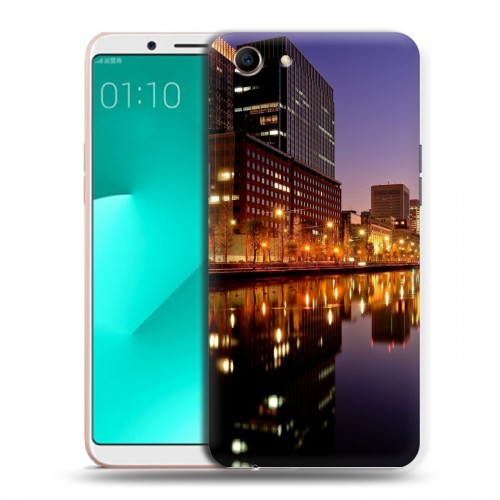 Дизайнерский пластиковый чехол для OPPO A83 Токио