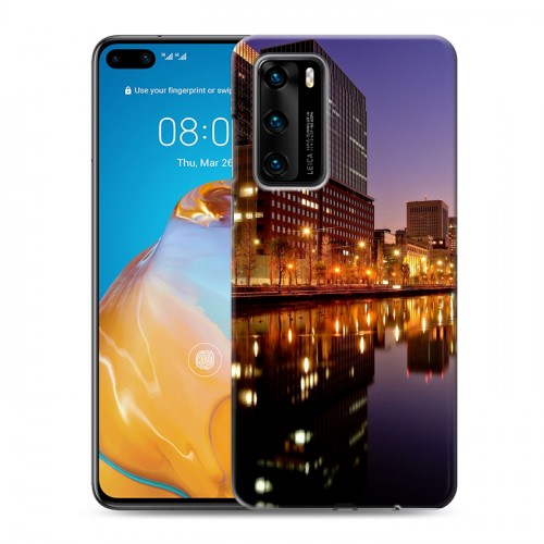 Дизайнерский пластиковый чехол для Huawei P40 Токио