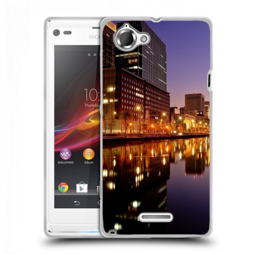 Дизайнерский пластиковый чехол для Sony Xperia L Токио