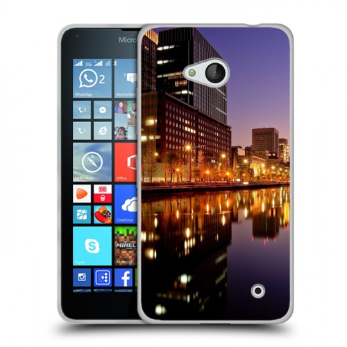 Дизайнерский пластиковый чехол для Microsoft Lumia 640 Токио