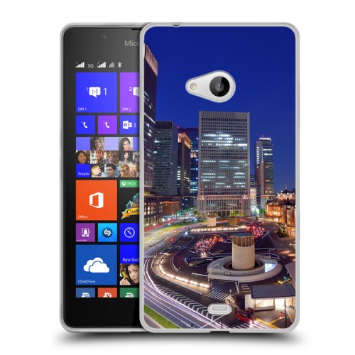 Дизайнерский пластиковый чехол для Microsoft Lumia 540 Токио