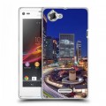 Дизайнерский пластиковый чехол для Sony Xperia L Токио