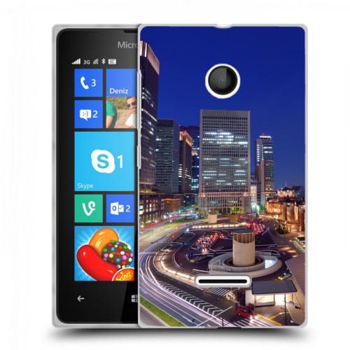 Дизайнерский пластиковый чехол для Microsoft Lumia 435 Токио