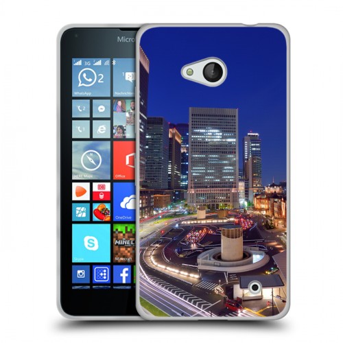 Дизайнерский пластиковый чехол для Microsoft Lumia 640 Токио