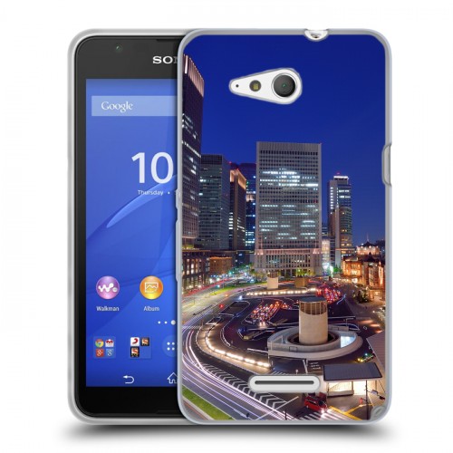 Дизайнерский пластиковый чехол для Sony Xperia E4g Токио