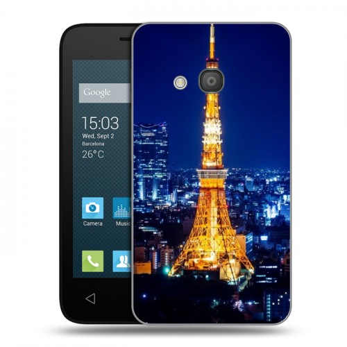 Дизайнерский пластиковый чехол для Alcatel One Touch Pixi 4 (4) Токио