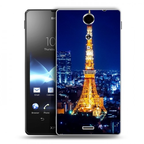 Дизайнерский пластиковый чехол для Sony Xperia TX Токио